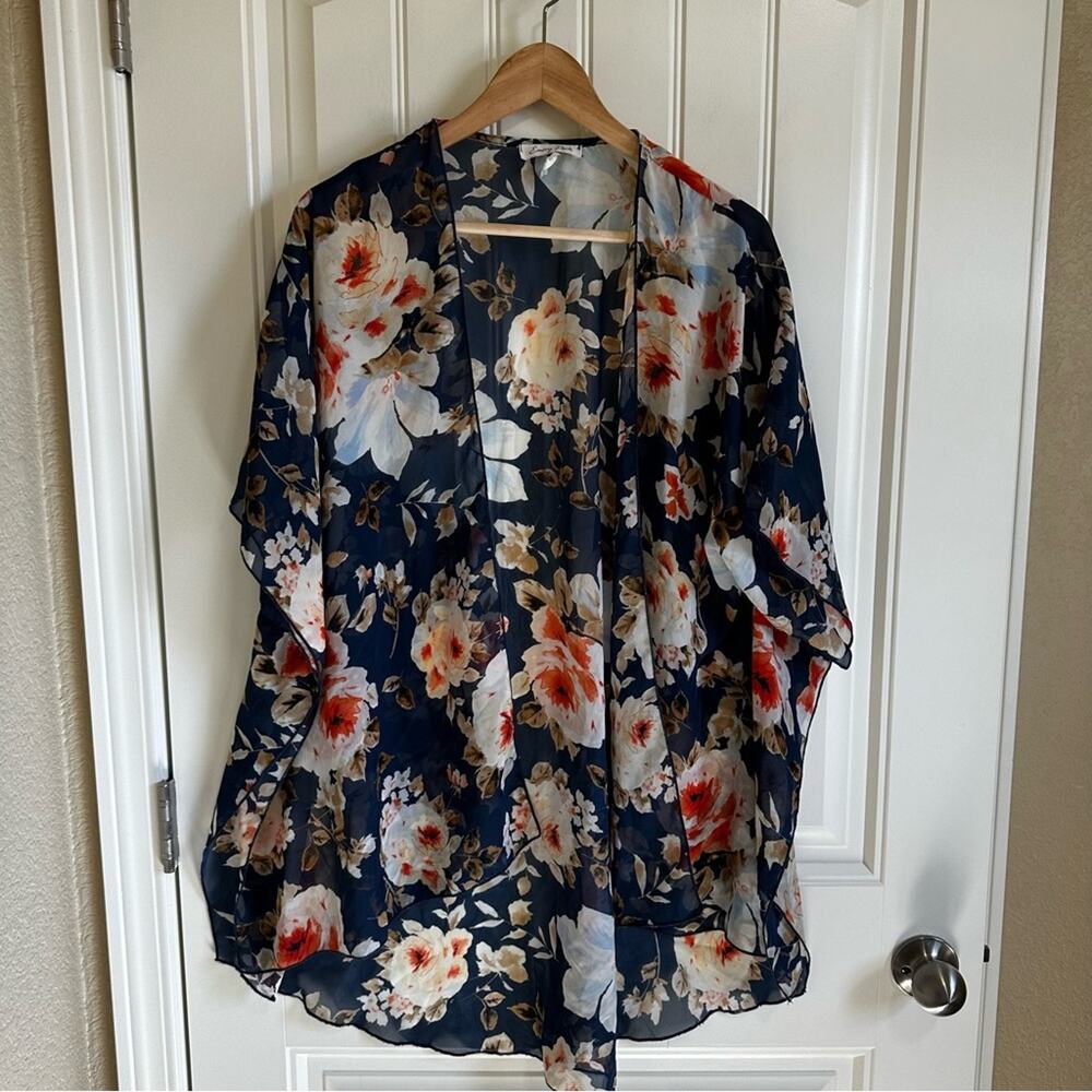 Emory Park women’s‎ kimono medium floral - Picture 2 of 6